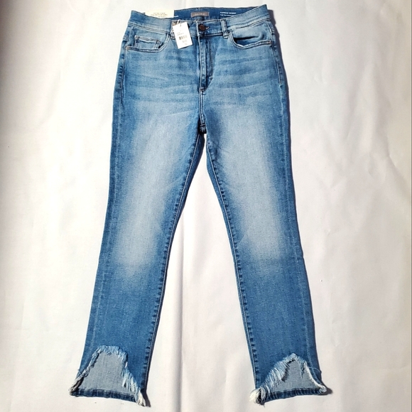 NWT$209 DL1961 Farrow High Rise Cropped Ankle Skinny Jeans in Monterio Sz 30 - Picture 7 of 16